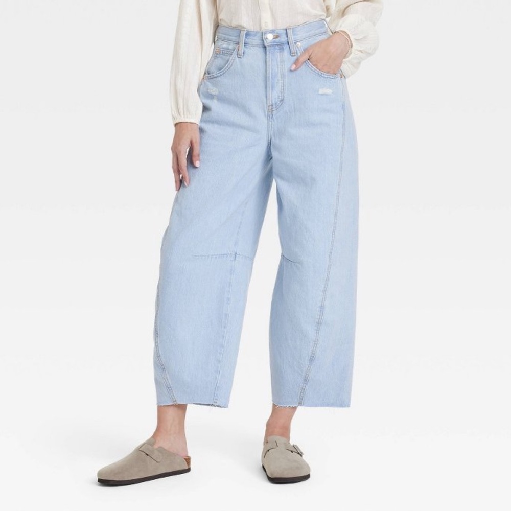Target High-Rise Barrel Jeans - NWT